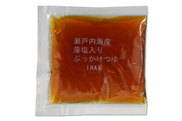 藻塩入りぶっかけつゆ